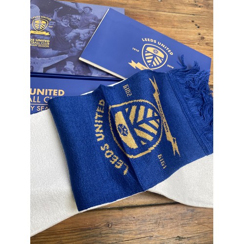 61 - Leeds Football Club Centenary Scarf Boxed