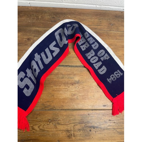 62 - Status Quo End of The Road Tour Scarf 1984