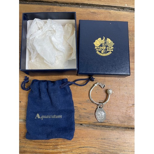 424 - 2006 Ryder Cup Aquascutum Key Ring in Box