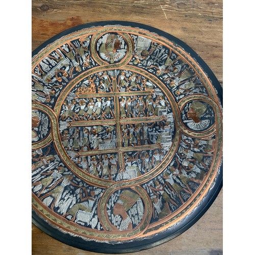 37 - Egyptian Souvenirs Inc Metal Plates