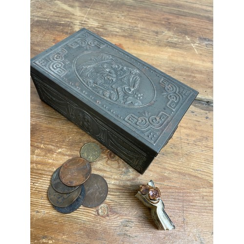 43 - Collectables Including Metal Cigarette Box