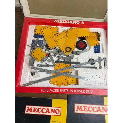 52 - Vintage Meccano 6 Original Box & Manuals