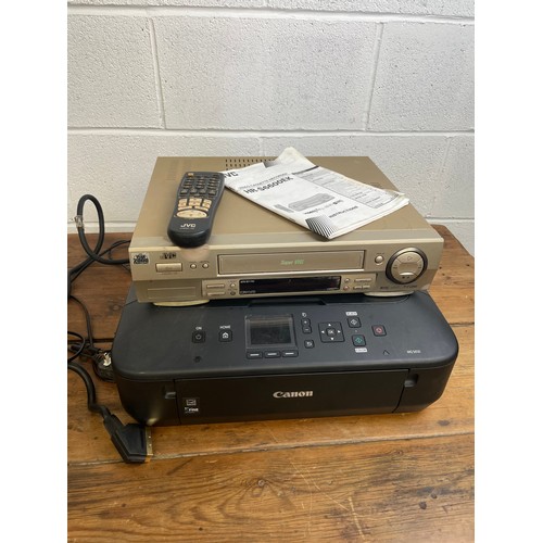 34 - Cannon Pixma MG5650 Printer Scanner & JVC VHS HR-S6600EK