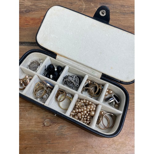 27 - Small Box of Vintage Costume Jewellery