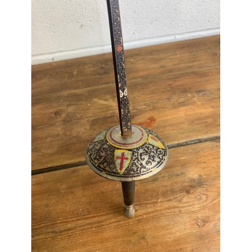 422C - Vintage decorated Fencing Foil Sword marked 