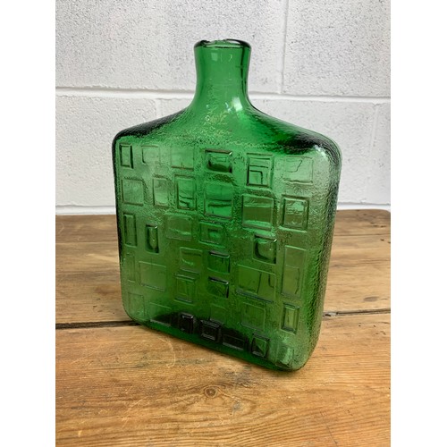 300 - Large Italian Empoli art glass decanter