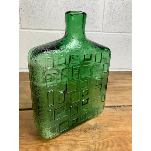 300 - Large Italian Empoli art glass decanter