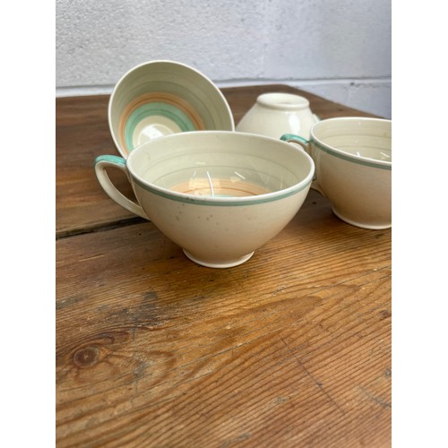 303 - Four Susie Cooper Tea Cups