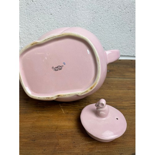 304 - Pink Carlton Ware Elephant Teapot