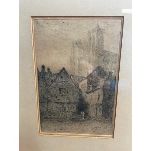 550 - Lionel Townsend Crawshaw (1864/1949) Pencil Signed Etching