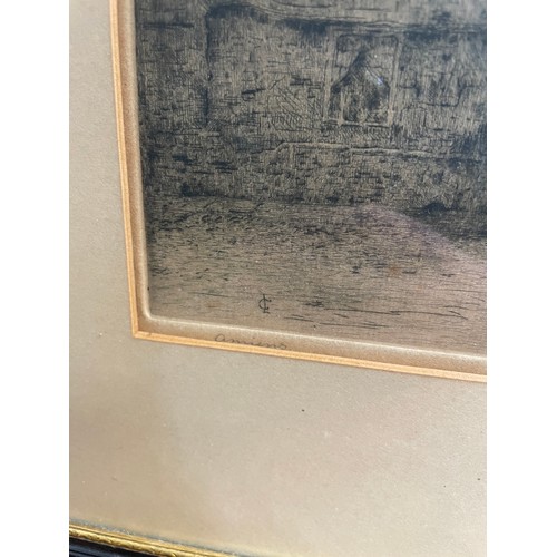 550 - Lionel Townsend Crawshaw (1864/1949) Pencil Signed Etching