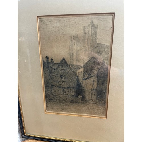 550 - Lionel Townsend Crawshaw (1864/1949) Pencil Signed Etching