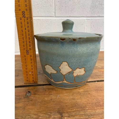 236 - Mid Century Studio Pottery Lidded Jar by Margaret Harding