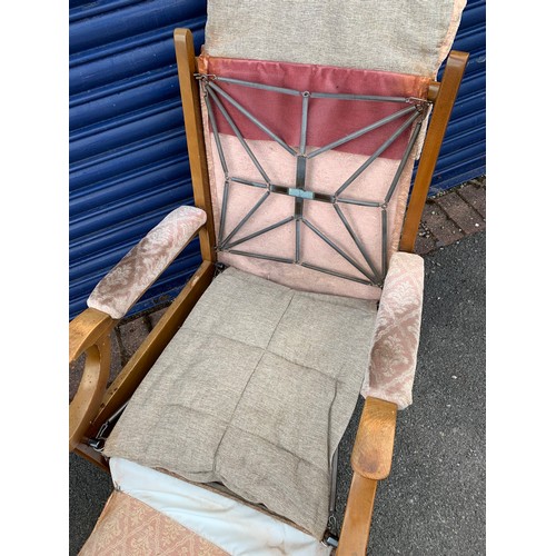 87 - Cintique mid-century fireside chair