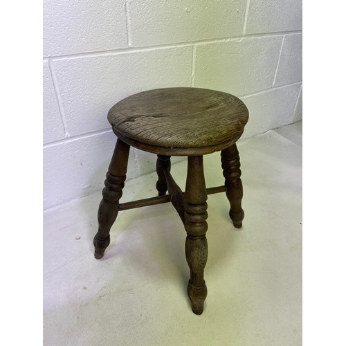 128 - Antique English Windsor Stool