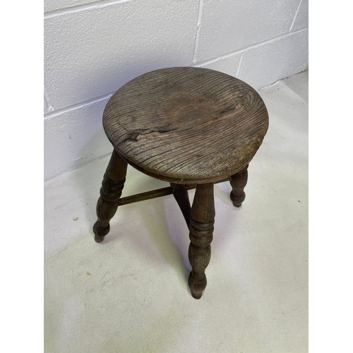 128 - Antique English Windsor Stool