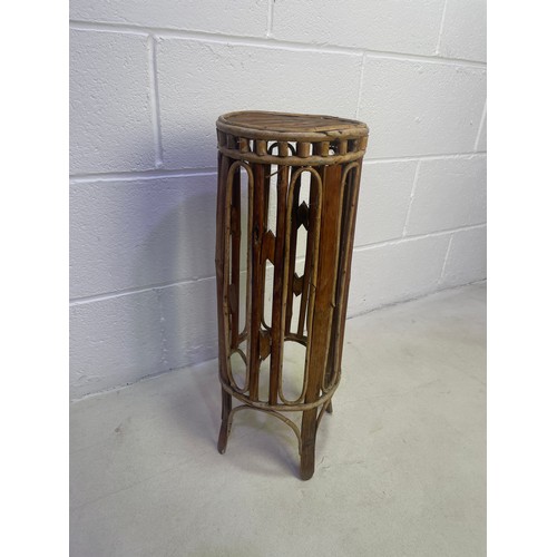 99 - Vintage Boho Bamboo Plant Stand