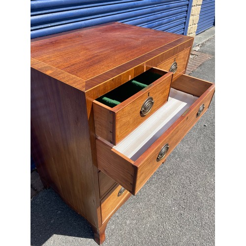 108 - Antique Regency Style Chest of Drawers