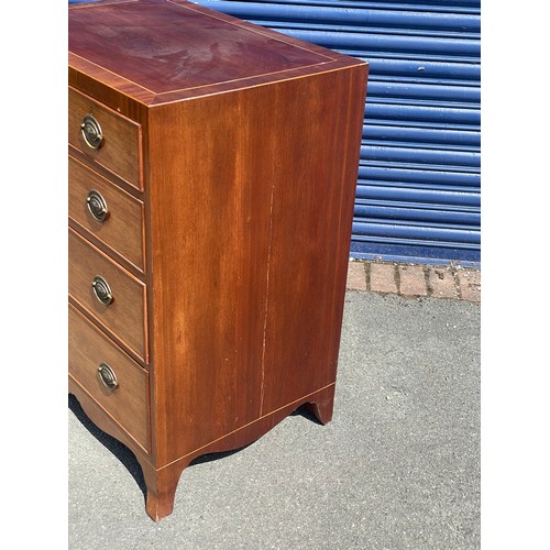 108 - Antique Regency Style Chest of Drawers