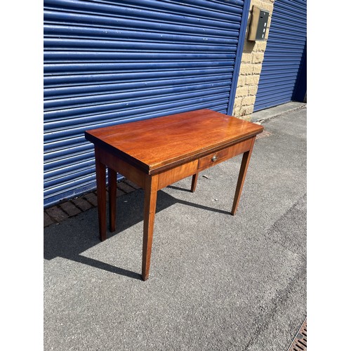 109 - Georgian Fold Over Mahogany Tea Table