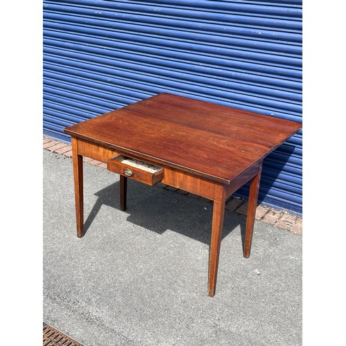 109 - Georgian Fold Over Mahogany Tea Table