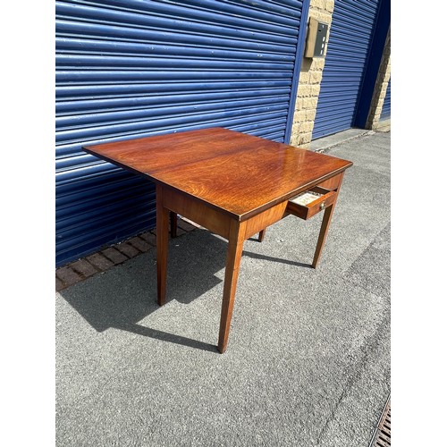 109 - Georgian Fold Over Mahogany Tea Table