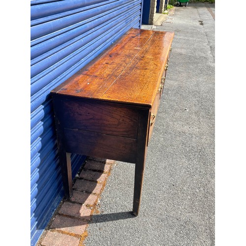 132 - 17th Century Oak Sideboard 194cm Wide 48cm Deep 72cm Tall