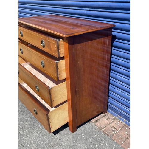 139 - Antique Regency Style Chest Of Drawers