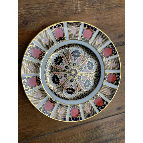 311 - Royal Crown Derby 1128 imari plate - 27cm wide