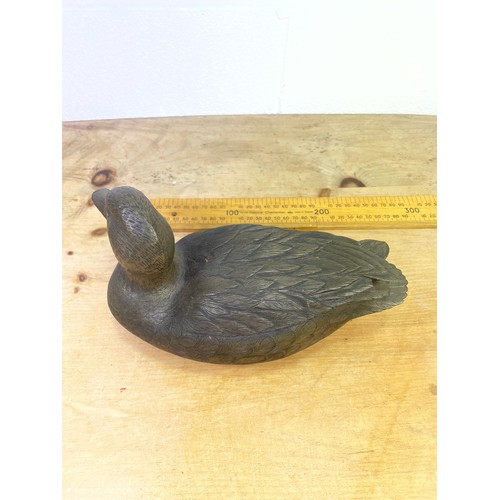 391 - Large Cold Cast Bronze Duck