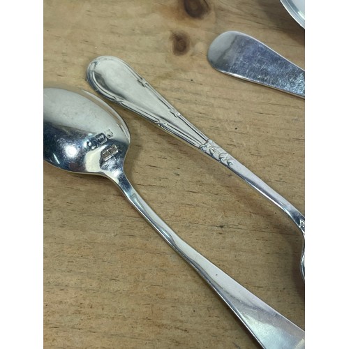 16 - 1922 Levi & Salaman Sterling Silver Teaspoons x6 Birmingham 55.6g