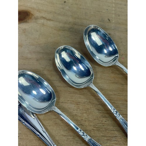 16 - 1922 Levi & Salaman Sterling Silver Teaspoons x6 Birmingham 55.6g