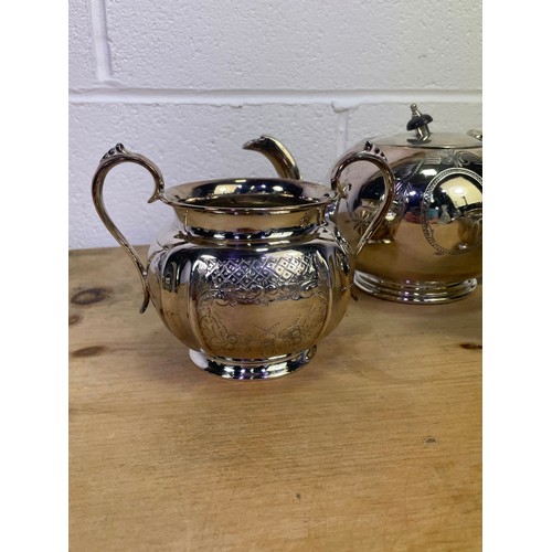 322 - Quality Silver Plate Tea Service