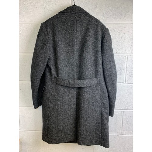 47 - Joshua Taylor Tailored Coat with Crombie cloth in 40R