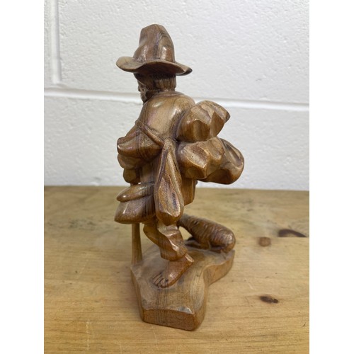 343 - Vintage Hand Carved Figure