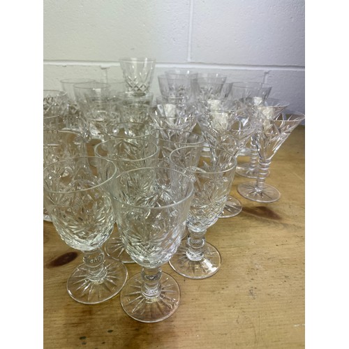 360 - Large Collection of Quality Lead Crystal Glassware