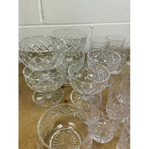 360 - Large Collection of Quality Lead Crystal Glassware