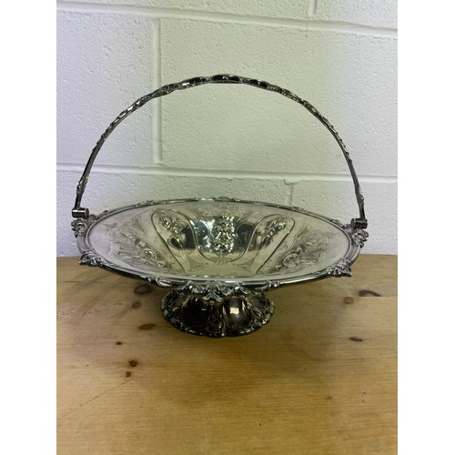 431 - Large Silver Plate Fruit Bowl