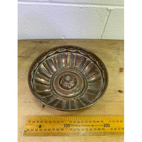 434 - Vintage Copper Plate Jelly Mould