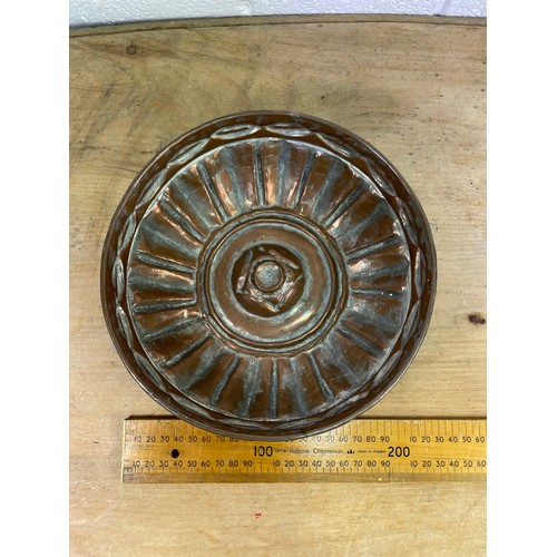 434 - Vintage Copper Plate Jelly Mould