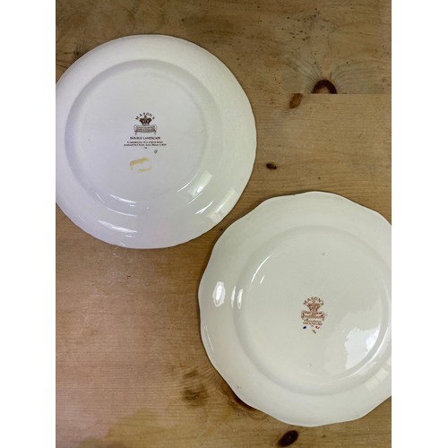 466 - Two Masons Ironstone Plates