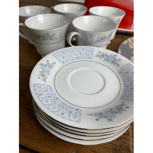 502 - Price Kensington Cheese Wedge, Liling cups and saucers and other items