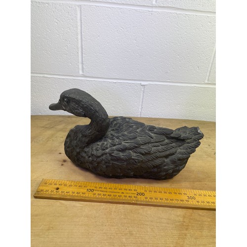 514 - Large Cold Cast Bronze Duck a/f