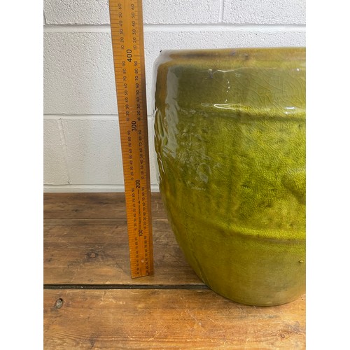 493 - Vey Large Glazed Plant Pot