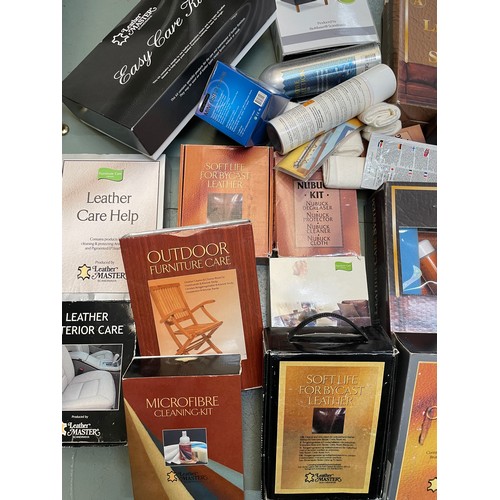 77 - Large Quantity Of Leather Care Kits & Furniture Care Items