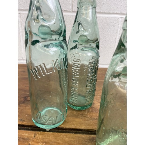 489 - Six Vintage / Antique Codd Bottles