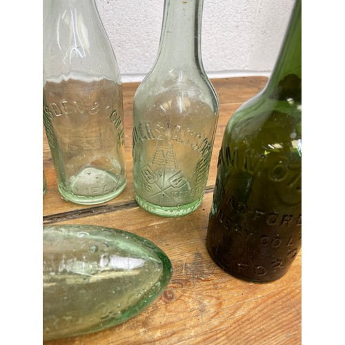 490 - 7 Vintage / Antique Bottles Inc Stoneware