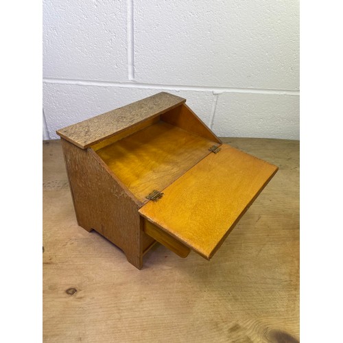 543 - Vintage Scratch Built Letter Writing Box