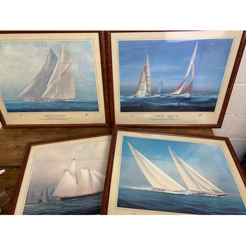 595 - Yachts of the America's Cup - Four Special Edition Prints