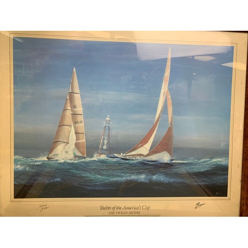 595 - Yachts of the America's Cup - Four Special Edition Prints